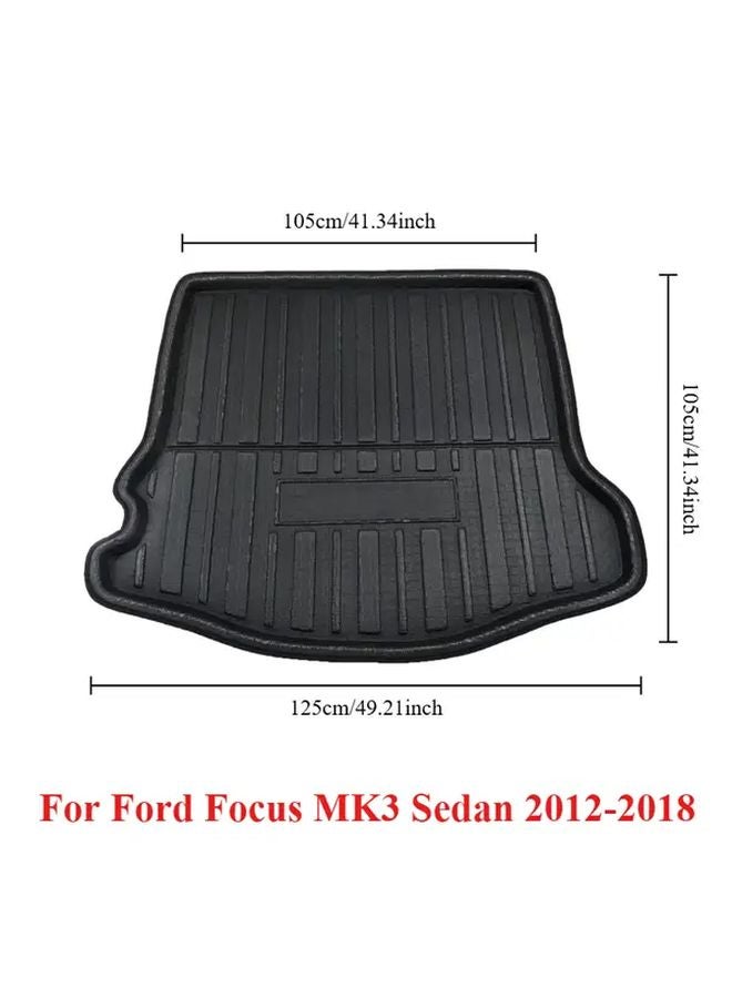 Ford Focus MK3 Hatchback Trunk Mat Cargo Liner 2012 2018 Car Accessories - Image 2